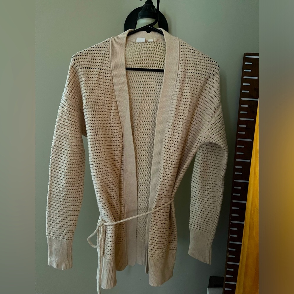 GAP belted cardigan